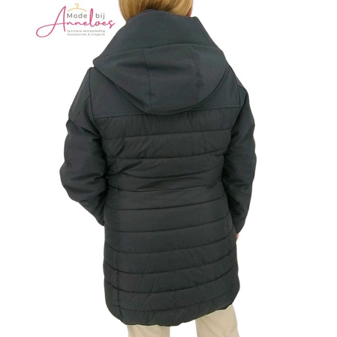 District Outerwear Winterjas St Moritz halflang Dark Shadow